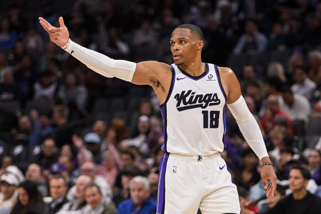 Russell Westbrook’s Vintage Triple-Double Lifts Short-Handed Kings to Comeback Win Over Warriors